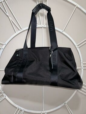 BMW Travelware Collection 2800 Black Nylon Duffel with Embossed Logo Straps